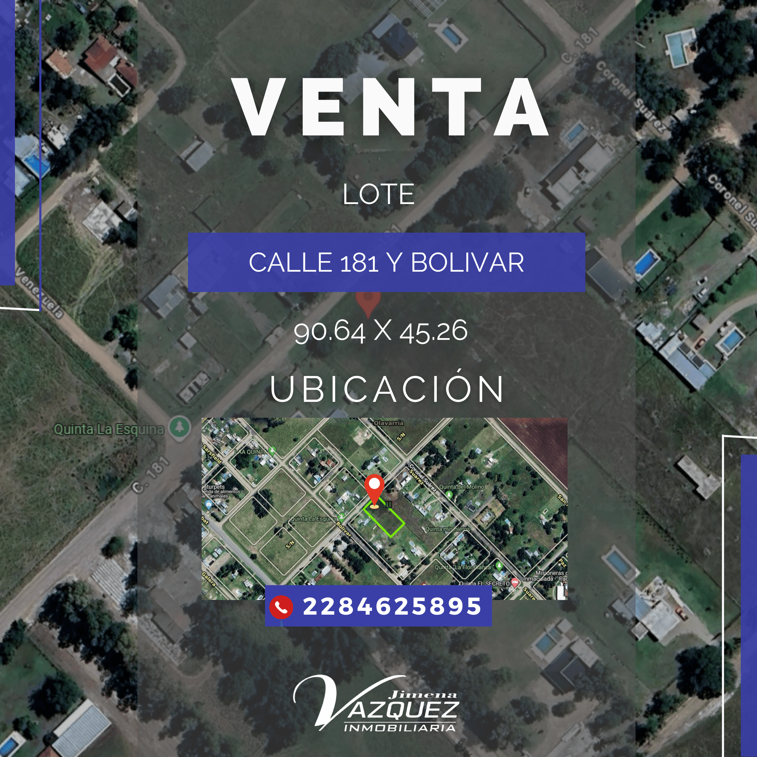 🌳 VENTA | Lote ubicado en  Calle 181 y Bolívar