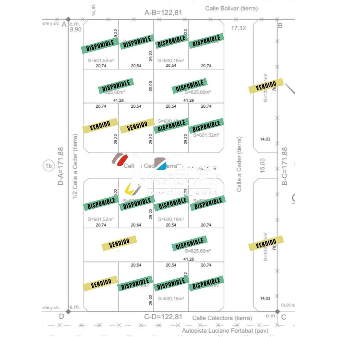 🌳 ¡LOTES DISPONIBLES!   📍Ubicado en Au. L. Fortabat y calle 185 - 2