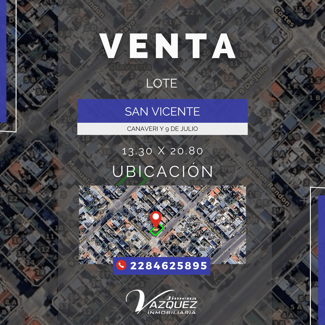 🌲✨ ¡OPORTUNIDAD DE INVERSIÓN! ✨🌲  📍 Lote en zona San Vicente