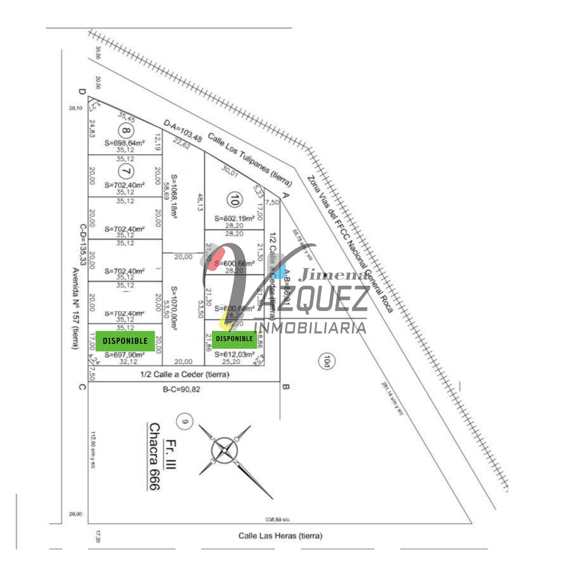 🌳 ¡LOTES DISPONIBLES! 📍Ubicado en Los Tulipanes y Av. 157 - 2