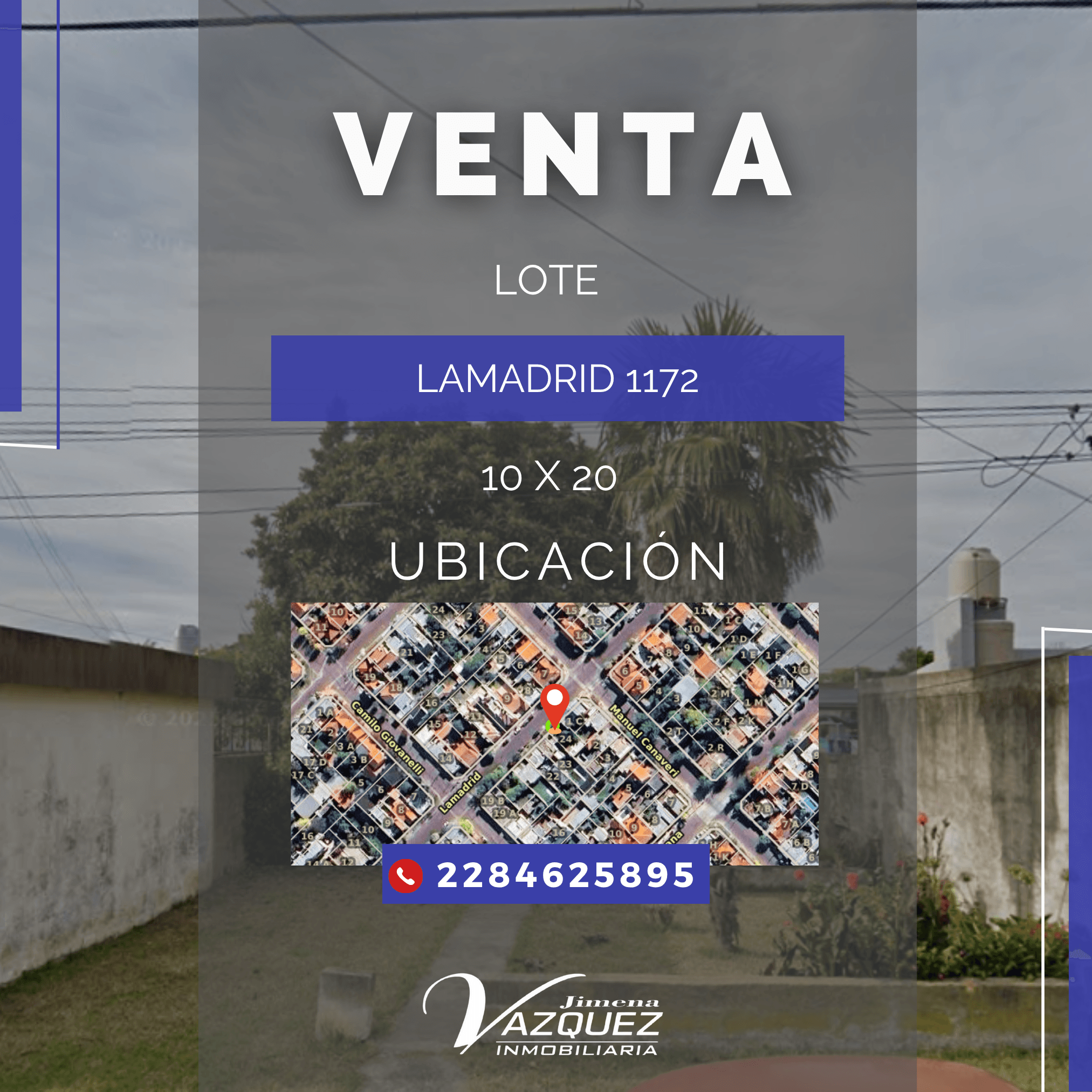🏡 VENTA | Lote ubicado en Lamadrid 1172