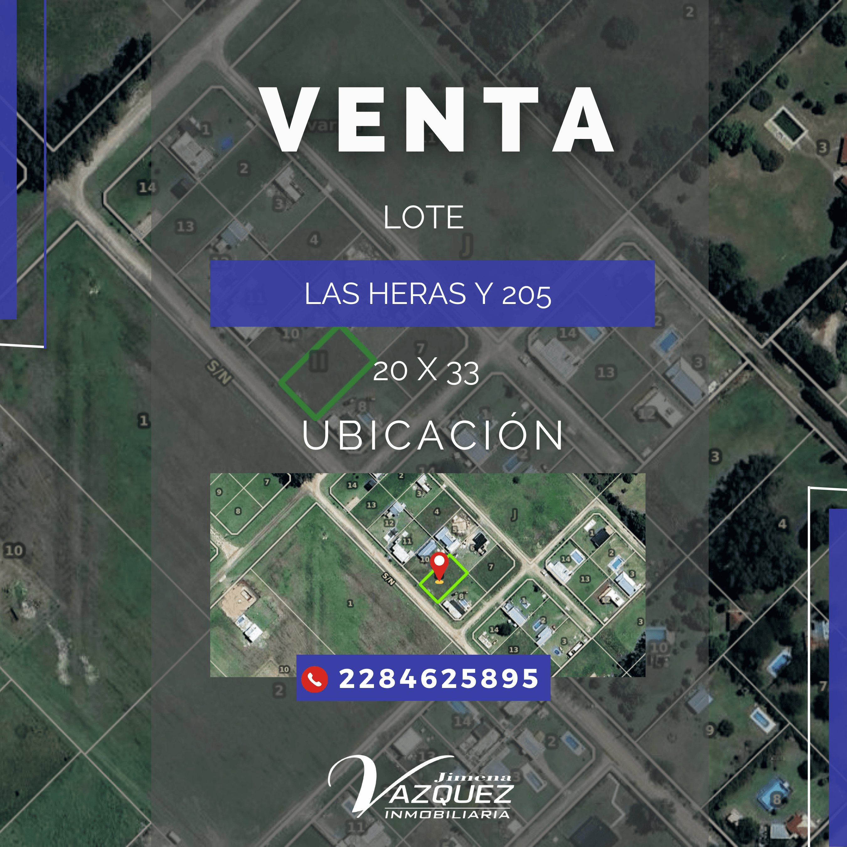 🌳 ¡LOTE DISPONIBLE!   📍Ubicado en Las Heras y 205