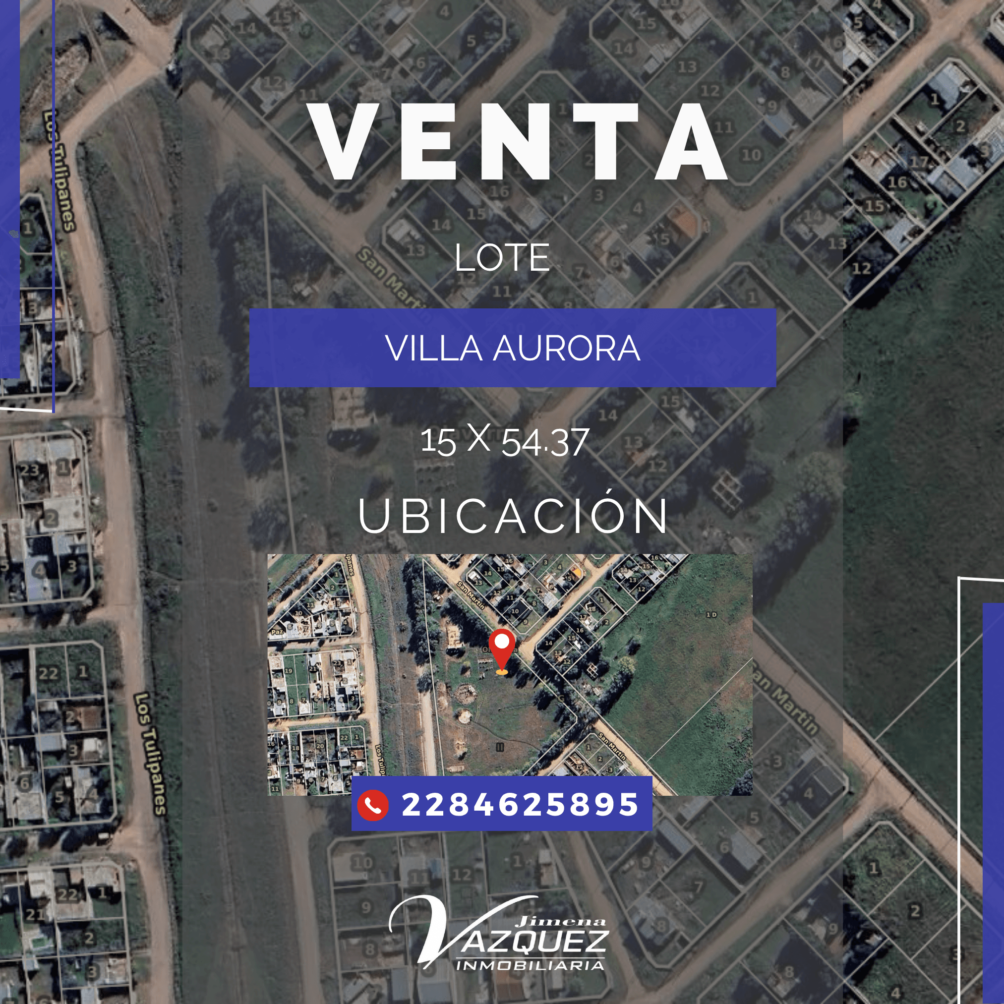🌳 VENTA | Lote ubicado en Villa Aurora, lado derecho