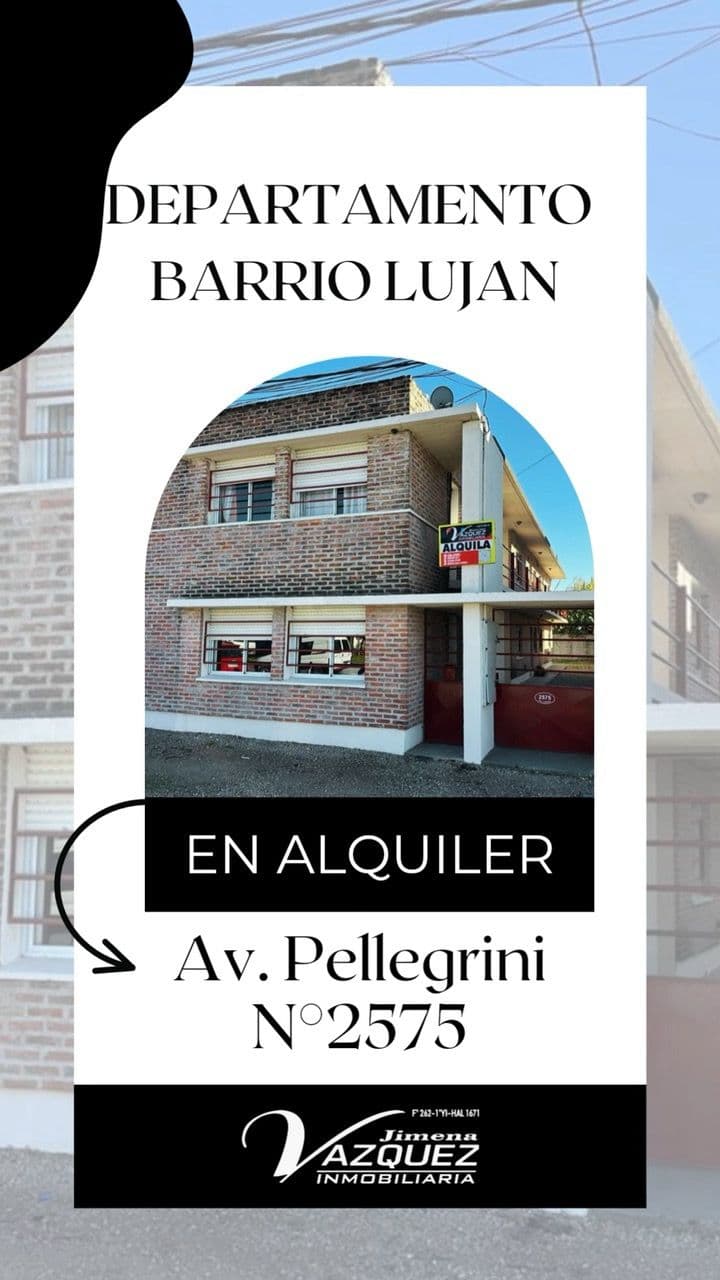 EN ALQUILER | Excelente oportunidad departamento ubicado en Barrio Luján   📍 Av. Pellegrini N°2575