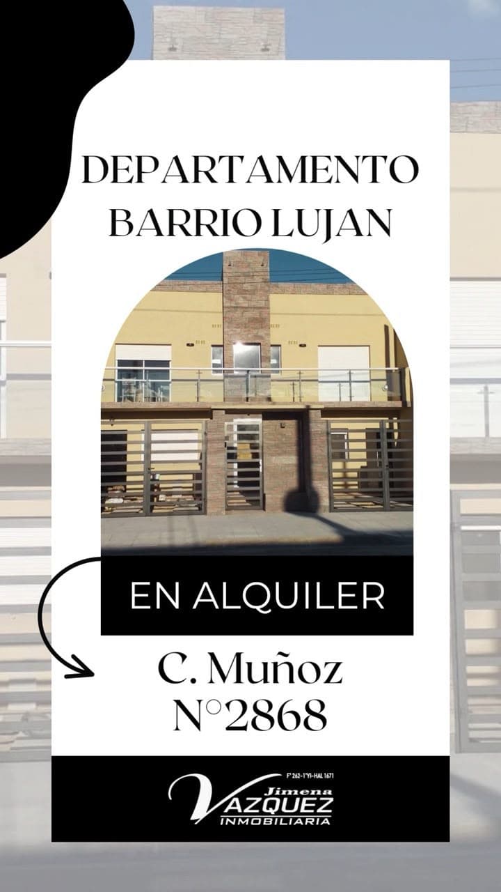 🏡✨ EN ALQUILER | Departamento en Barrio Luján 📍 Muñoz N.º 2868